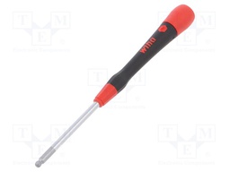 Screwdriver; Allen hex key,spherical; Size: HEX 5/32"; precision