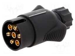 Connector: automotive; plug; PIN: 7; Conform to: PN-ISO 1724; 12VDC