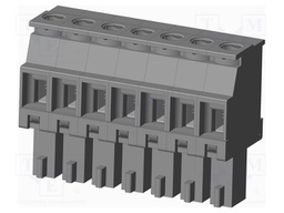 Connector: pluggable terminal block; plug; female; angled 90°