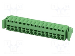 PCB connector, nominal cross section: 2.5 mm2, color: green,