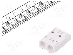 Connector: plug-in; MICROCON; 4mm; ways: 2; 0.2÷0.75mm2; 6A; SMT