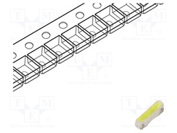 LED; white; SMD; 3006; 115°; 20mA; Lens: diffused,yellow; 3.1V