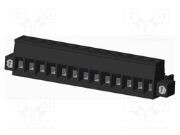 Connector: pluggable terminal block; plug; female; straight; 5mm