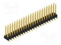 Connector: pin strips; pin header; male; PIN: 44; 2.54mm; SMT; 2x22