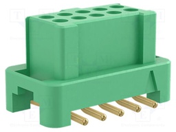 PCB Receptacle, Wire-to-Board, 1.25 mm, 2 Rows, 10 Contacts, Surface Mount, Gecko G125 Series
