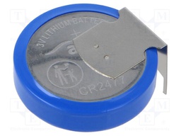 Battery: lithium; CR2477,coin; 3V; 1000mAh; Ø24.5x7.7mm