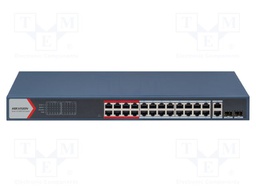 Switch PoE Ethernet; managed; Number of ports: 26; rack; DS-3E