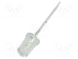 LED; yellow; 5mm; 4500mcd; 30°; 2.6VDC; round