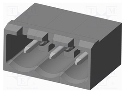 Connector: pluggable terminal block; socket; male; on PCBs