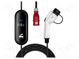 EMobility: charger; 2x0.5mm2,5x6mm2; 240/450VAC; 22kW; IP54; 5m