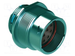 Connector: circular; plug; 13A; 250V; PIN: 14; IP67; straight; silver
