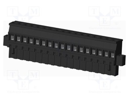 Connector: pluggable terminal block; plug; female; angled 90°