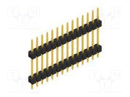Connector: pin strips; pin header; male; PIN: 14; 2.54mm; THT; 1x14