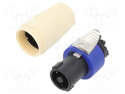 SPEAKON X-LINE 4POLE WHITE