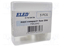 Fuse: fuse; 25A; 32VDC; automotive; 16.2mm; 16.2x6.5x18.5mm