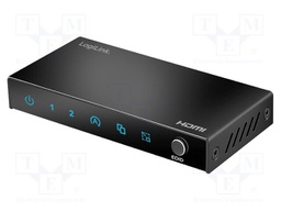 Splitter; HDMI 2.0; Input: HDMI socket,USB C socket