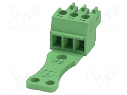 PCB connector, nominal cross section: 1.5 mm2, color: green,