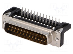 D-Sub; PIN: 25; socket; male; angled 90°; THT; UNC4-40