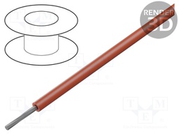 Wire; ÖLFLEX® HEAT 260 SC; stranded; Cu; 1x14AWG; teflon; red