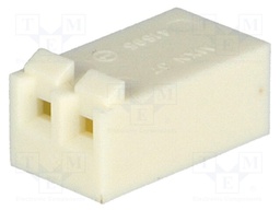 Plug; wire-board; female; KK 396; 3.96mm; PIN: 2; w/o contacts