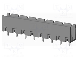 Connector: pluggable terminal block; socket; male; on PCBs