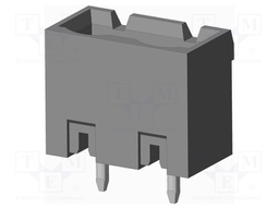 Connector: pluggable terminal block; socket; male; on PCBs