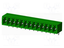 Connector: pluggable terminal block; socket; male; angled 90°