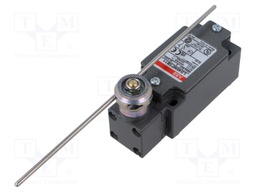Limit switch; steel adjustable rod, length 210mm; NO + NC; 10A