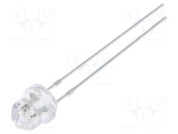 LED; 4.85mm; yellow; 500÷750mcd; 3÷5V; 20mA; Variant: blinking