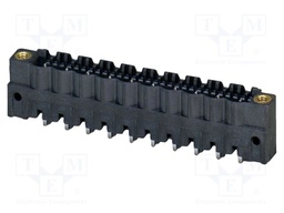 PCB headers, nominal cross section: 2.5 mm?, color: black, n
