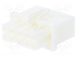 10P MINI UMNL PLUG HSG