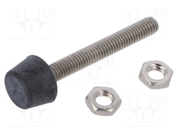 Clamping bolt; Thread: M6; stainless steel; L: 55mm; Ø: 13mm