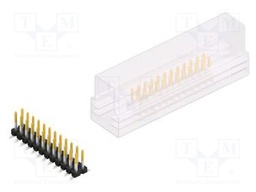 Connector: pin strips; pin header; male; PIN: 24; 2.54mm; SMT; 2x12