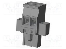 Connector: pluggable terminal block; plug; female; angled 90°