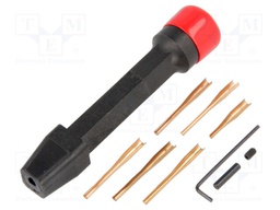 Tool: for demounting of terminals; terminals; Size: 28AWG÷22AWG