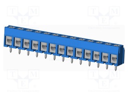 Connector: PCB terminal block; terminal; Plating: tinned; on PCBs