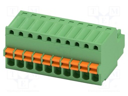 PCB connector, nominal cross section: 0.5 mm?, color: green,