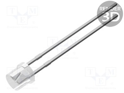 LED; green; 1.8mm; 20mcd; 50°; 2VDC