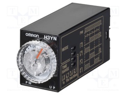 Timer; 0,1s÷10min; DPDT; 250VAC/5A; 48VDC; socket; -10÷55°C; PIN: 8