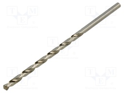 Drill bit; for metal; Ø: 4.9mm; L: 132mm; Working part len: 87mm