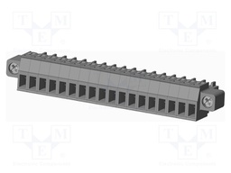 Connector: pluggable terminal block; plug; female; straight; grey