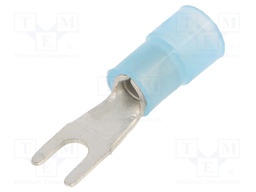 Tip: fork; M3; Ø: 3.2mm; 1.5÷2.5mm2; crimped; for cable; insulated