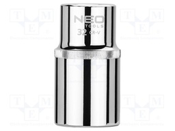 Socket; 12-angles,socket spanner; 32mm; 1/2"