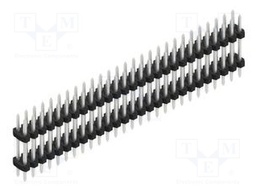Connector: pin strips; pin header; male; PIN: 54; 2mm; THT; 2x27