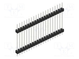 Connector: pin strips; pin header; male; PIN: 20; 2.54mm; THT; 1x20