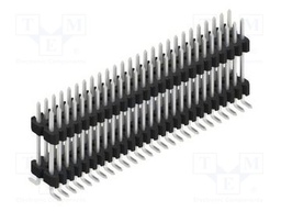 Connector: pin strips; pin header; male; PIN: 52; 1.27mm; SMT; 2x26