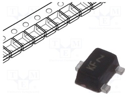 Transistor: P-MOSFET; unipolar; -20V; -0.57A; 0.45W; SOT723