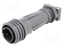 Connector: circular; plug; male; PIN: 2; EXPlora; Contacts: brass