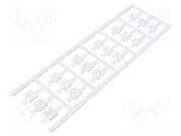 Markers for cables and wires; snap fastener