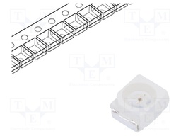 LED; SMD; 3528,PLCC2; orange; 200÷430mcd; 3.5x2.8x1.8mm; 120°; 20mA